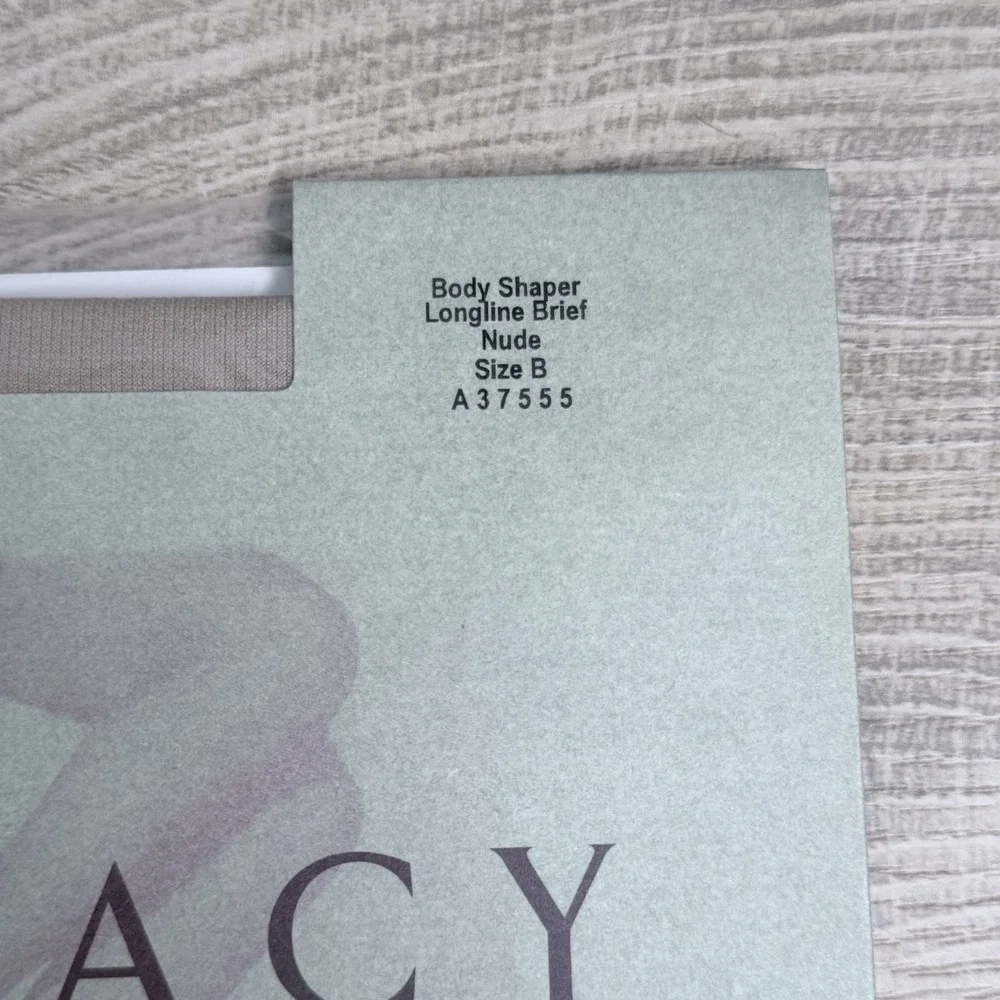 Legacy Legwear Body Shaper Longline Brief Hosiery Lot Of 3 Mixed Colors Size B